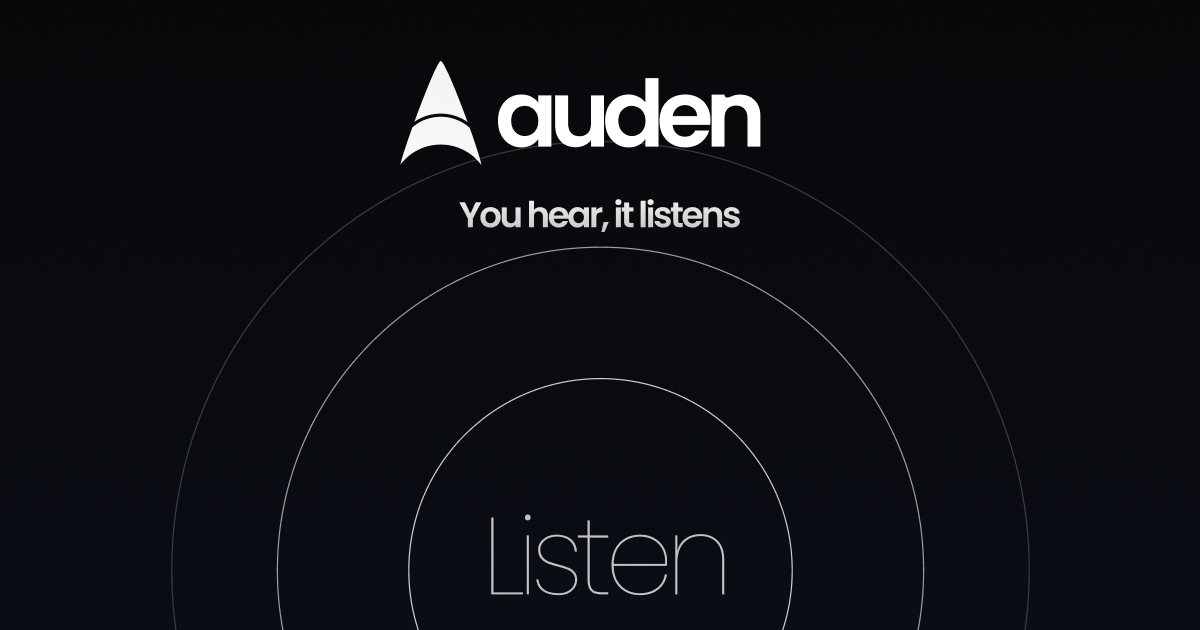 Auden Screenshot